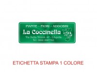 Etichette adesive per fioristi, fiorai e vivaisti (mm 40X15)  (cod.92G)